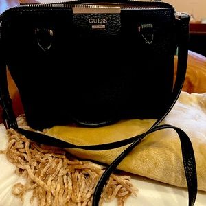 Beautiful black leather Guess purse